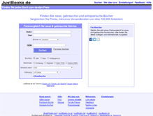 Tablet Screenshot of justbooks.de