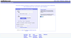 Desktop Screenshot of justbooks.co.uk