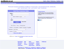 Tablet Screenshot of justbooks.co.uk